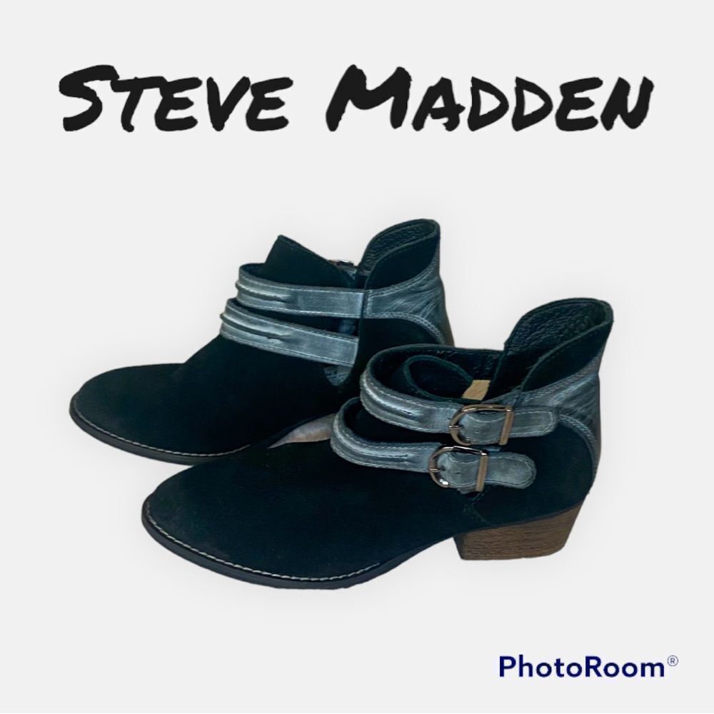 STEVE MADDEN Suede Raskal Booties